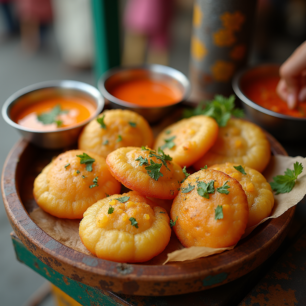 Golgappe, or Pani Puri, Irresistible Indian Street Food Sensation